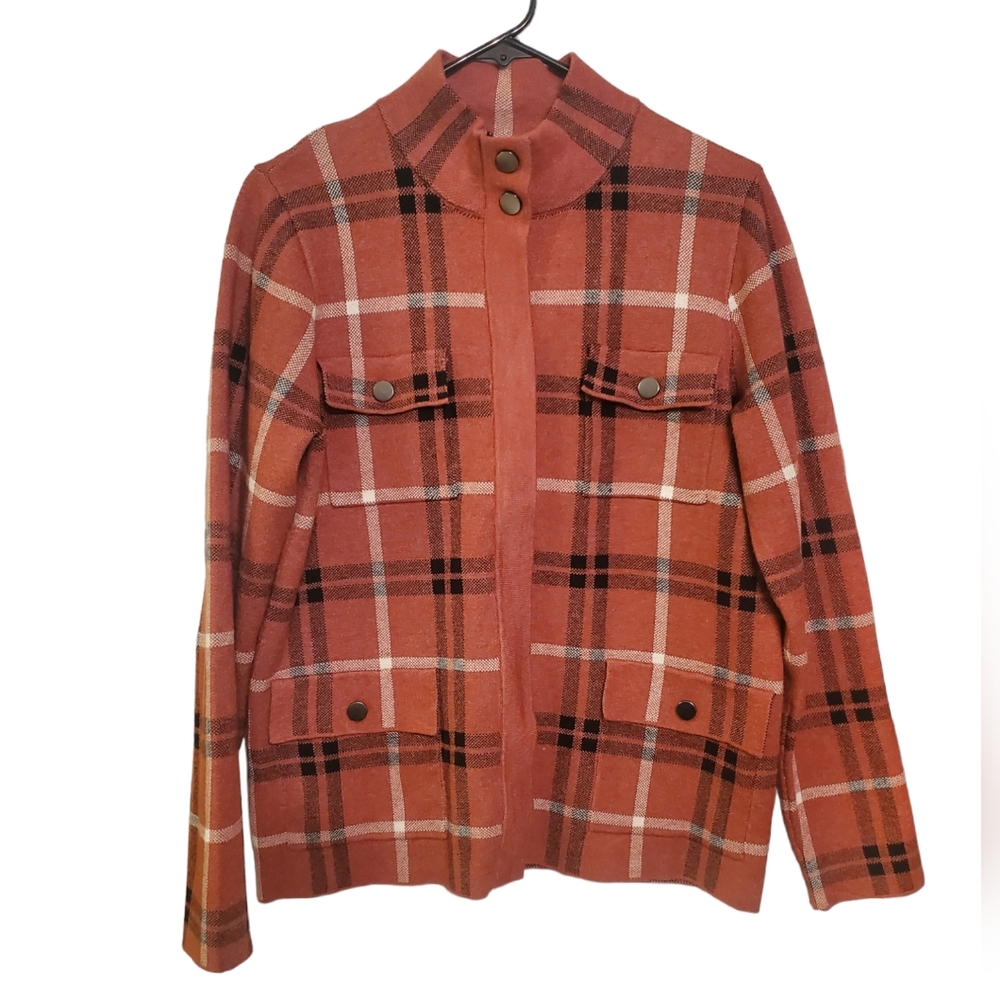 Joie plaid Shacket Size Medium